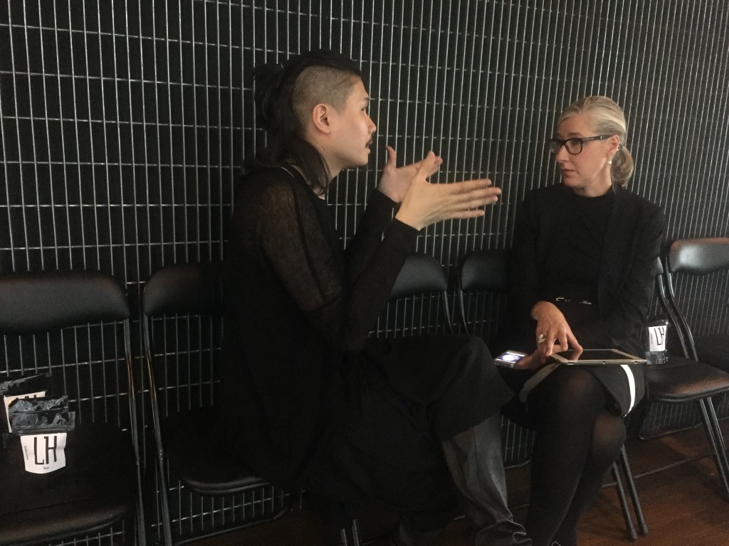 Lui Hon and Jade Odermatt . Interview prior to the Prive Show 2015/2016