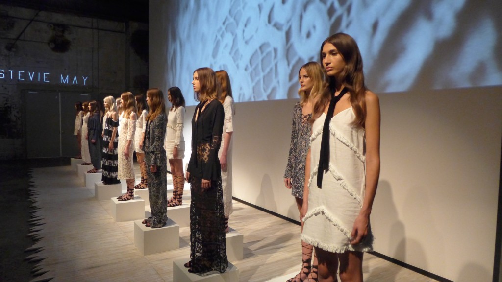 Stevie May Runway Installation MBFW 2015