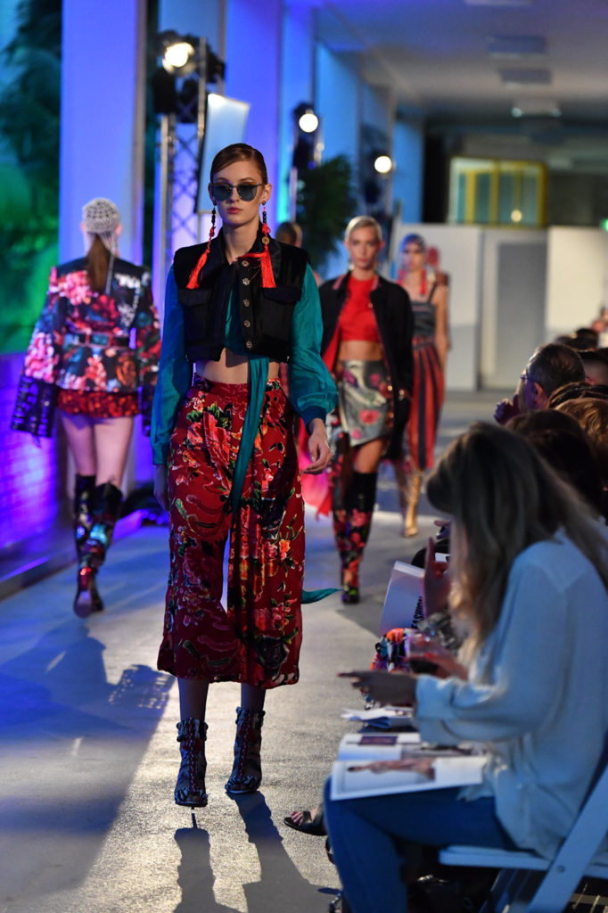 Models walking down the runway for the collection Eurasia by Cassandra Hewitt for Fashion Design Studio 2016