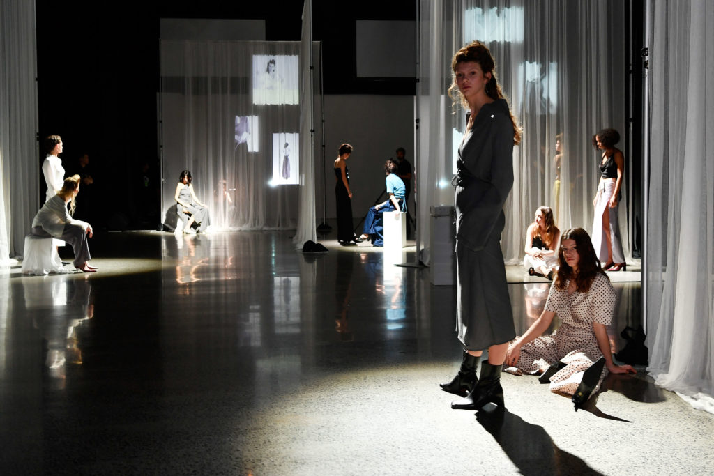 Rachel Mills at New Zealand Fashion Week 2018 in Auckland, seen and written about by intern Sophie.